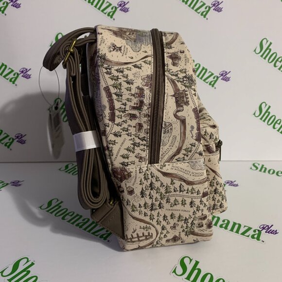 Loungefly Mini Backpack Harry Potter Hogwarts School Grounds Map Wizarding Bag